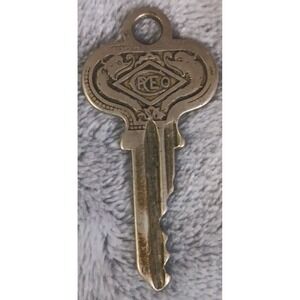 Vintage Russwin Key Ornate Dragon Design REO Pendant Art